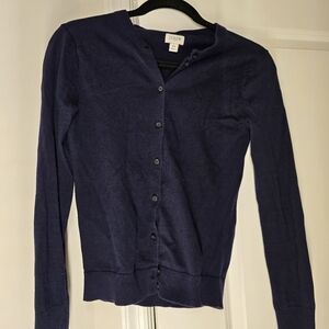J. Crew Navy Cardigan